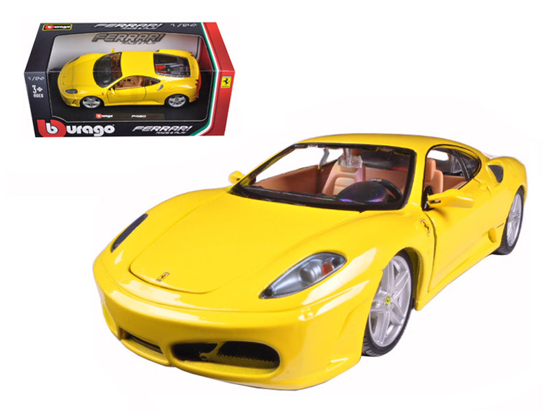 Ferrari F430 Yellow 1/24 Diecast Model Car by Bburago – Limbotics 