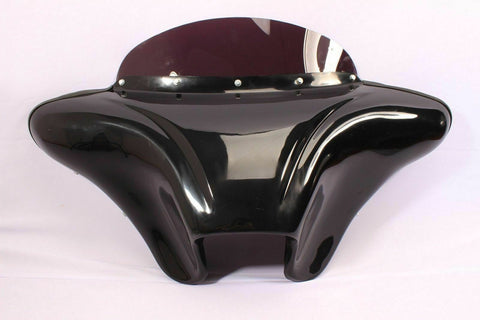Harley Dyna / Sportster /Wide Glide Headlight Fairing 6.5″ Speaker holes Batwing