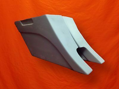 Harley Davidson 6″ Extended Saddlebags Out & Down- Dual Cut Outs + Lids