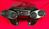 Suzuki C50 Motorcycle Headlight Stereo Radio Fairing Quad 6.5″ Speakers Batwing