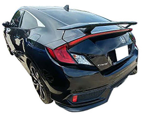 UNPAINTED SPOILER FOR A HONDA CIVIC SI 2-DOOR COUPE FACTORY STYLE 2016-2020
