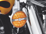 LED Rear Fender Tip Tail Light & Flat Lens LED Turn Signal Lights