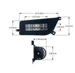 90W UTV LED Headlight Headlamp Kit