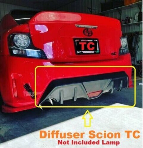 For Scion TC 2014 - 2016 Rear Lower Diffuser Fiberglass