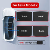 Upgrade Ice Crystal Sunroof Sunshade For Tesla Model 3 Highland 2024-2017 Car Sun Visor For Model Y 23-21 Interior Accessories