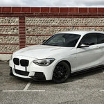 For BMW 1 Series F20 F21 M Sport Style 2012-2014 Canard Cover Trim Splitter Front Bumper Lip Spoiler Auto Body Kits Accessories