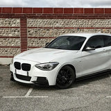 For BMW 1 Series F20 F21 M Sport Style 2012-2014 Canard Cover Trim Splitter Front Bumper Lip Spoiler Auto Body Kits Accessories