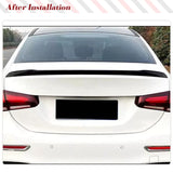 For Mercedes-Benz  A-Class W177 V177 A160 A180 A200 A220 A250 A35 AMG Saloon 2019UP ABS Boot Spoiler Lid Performance Wing Lip
