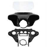 Motorcycle Batwing Inner Outer Fairings Windscreen For Harley Touring Electra Glide 1996-2013 2012 2011 2010