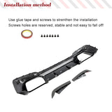 Carbon Fiber Car Rear Bumper Diffuser Spoiler for BMW X3 M F97 LCI 2019-2021 Car Rear Bumper Lip Splitters Racing Car Body Kits