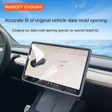 For Tesla Model 3 Y Silicone Protective Frame Edge Cover Central Control Car Accessories Navigation Screen Protector Pink White