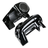 Motorcycle Lower Vented Leg Fairing with 6.5" Speakers Grills For Harley Touring Road King 1983-2013