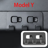 Rear Trunk Hook Seat Button for Model Y Tesla Cargo Grocery Shopping Bag Holder Umbrella Hanger Storage Car Interior 2022