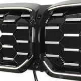 Automotive Parts Diamond Style Front Grille LED Front Bumper Grill Meteor Grille For Bmw I3 2024
