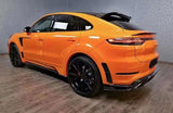 Top Ranking MSY Body Kit For Porsche Cayenne Coupe Turbo Carbon Fiber MSY Body Kit Front Lip Wheel Eyebrow Spoiler