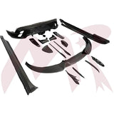 MSY Style Real Carbon Fiber Body Kit for Porsche Taycan Front Lip Rear Bumper Diffuser Trunk Spoiler Side Skirt Air Trim