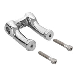 Motorcycle Chrome 4" Handlebar Riser 1.25" Bar Fit For Harley Softail Slim Fatboy Dyna Street Bob Low Rider FXDL