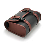 Motorcycle Front Fork Saddlebags Side Tool Bag Luggage Saddle Bag Pouch PU Leather Universal For Harley Sportster XL For YAMAHA