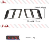 Dry Carbon Car Front Bumper Splitters Fog Lights Lamp Air Vents Covers for Audi R8 2016 - 2018 Fog Lamp Cover Trims