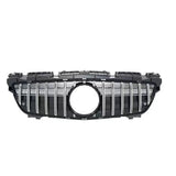 Upgrade to GT style gloss silver/black front bumper grille for mercedes benz SLK R172 2011-2015