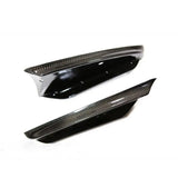 For BMW 1 Series E87 M Tech M Sport 2007-2011 Real  Carbon Fiber Front Bumper Lip Side Splitters Aprons Flaps Cupwings Spoiler