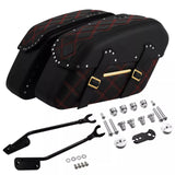 Detachable Saddlebags W/ Mount Kit Fit For Harley Fat Boy 2018-2024 Motorcycle Side Bags