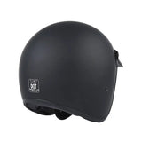 Motorcycle Matte Black 3/4 Open Face Moto Scooter DOT Adult Helmet Sun Visor Size S M L XL