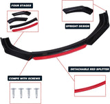 For Toyota Prius 2001-2022 Front Bumper Lip Auto Chin Spoiler Splitter Diffuser Body Kits Trim Protection Spoiler Air Dam