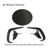 Car Rear Bumper Canards for BMW 8 Series G14 G15 G16 M Sport 2018 - 2021 M850i 4PCS Dry Carbon Fiber Rear Bumper Fins Splitters
