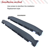Car Side Sirts For Mercedes Benz GLC Class GLC60 GlC300 GLC 63 AMG 2015-2019 Car Side Bottom Side Skirt Extension Body Apron Lip