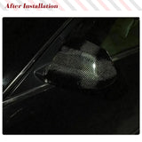 Dry Carbon Fiber Car Mirror Cover fits for Cadillac CTS Non-V Coupe 2009-2013 Car Mirror Body Kits Covers Add-on Style
