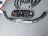 Runde Dry Carbon Fiber For Mercedes-Benz GLE Coupe Upgrade B Style Body Kit Front Lip Grille Tuyere Wheel Eyebrow Rear Diffuser