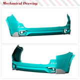 Carbon Fiber Car Rear Bumper Splitters Apron Flaps Fit for BMW F15 X5 M-Tech M-Sport 2014-2018 Rear Bumper Splitters Winglets