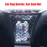 Two Layers Car Organizer Seat Back Storage Elastic Mesh Net Between Bag Luggage Holder Pocket for Vehicles