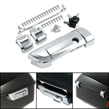 Motorcycle Pack Trunk Lid Latch Lock Key Hardware Kits For Harley Tour Pak Touring Road Glide Electra Glide Road King 2014-2024