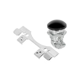 Motorcycle Fuel Door Latch Push Button Gas Oil Cap Tank For Harley Touring Road King Electra Street Tri Glide 92-UP