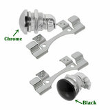 Motorcycle Fuel Door Latch Push Button Gas Oil Cap Tank For Harley Touring Road King Electra Street Tri Glide 92-UP