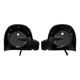 Motorcycle 6.5" Speaker Pods Boxes Lower Vented Fairing For Harley Touring Models Road King Street Glide 2014-UP