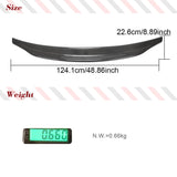 Carbon Fiber Trunk Racing Spoiler for Audi A6 C8 Base & Sline S6 Sedan 2019-2022 Trunk Spoiler Rear Wing Spoiler HighKick Lip