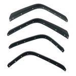 4Pcs For Jeep Wrangler Gladiator JT 2018-2023 Car Fender Flares Extensions Front Rear Set Black Wheel Arch Flaps Mudguard Splash