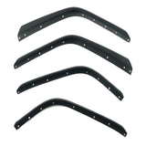 4Pcs For Jeep Wrangler Gladiator JT 2018-2023 Car Fender Flares Extensions Front Rear Set Black Wheel Arch Flaps Mudguard Splash