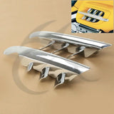 Motorcycle Chrome Shark Gills Fairing Accents For Honda Goldwing GL1800 GL 1800 2001-2010 2009 2008 2007 2006 2005 2004