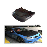 Full Carbon Fiber Engine Hood Bonnet For  F80 M3 F82 F83 M4 2014-2015 Double Side Carbon