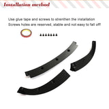 Car Front Bumper Lip Spoiler for BMW 4 Series I4 G26 M Sport Gran Coupe 2021-2023 Carbon Fiber Front Lip Splitters Chin Guard