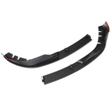 Glossy Black/Carbon Fiber Look G20 2PCS Car Front Bumper Lip Splitter Body Kit Spoiler Diffuser For BMW 3 Series G20 2019 2020