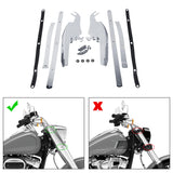Motorcycle Windscreen Windshield Mounting Bracket Kit For Harley FL Softail Models FLST FLSTC FLSTF FLSTFB 2000-2017