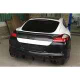 Carbon Fiber Rear Trunk Wing Splitter Body Kit For Porsche Panamera 970 Car Rear Spoiler Ducktail Wing  Bodykit Good Fitment