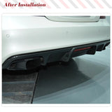Carbon Fiber / FRP Car Rear Diffuser Lip Bumper Gaurd for CLS-Class Mercedes-Benz W218 CLS63 AMG CLS320 CLS350 Sedan 2015 - 2017