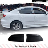 Car Rear Bumper Splitters Lip Aprons Rear Diffuser Spoiler for Mazda 3 Axela 2006 - 2010 PU Black Primer Car Rear Body Kits