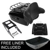 Motorcycle King Pack Trunk Pad Top Mount Rack Plate For Harley Tour Pak Sport Glide FLSB 2018-2024